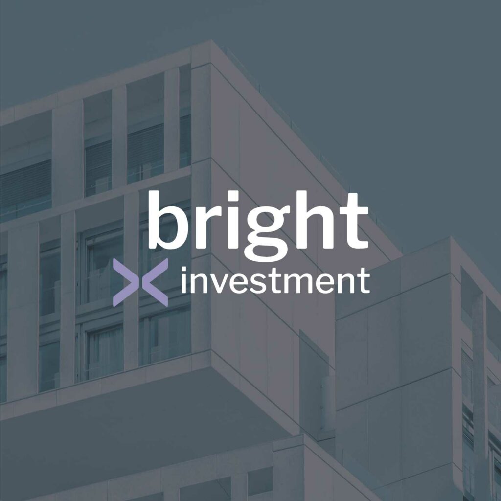 Vizuální identita Bright Investment - Grafický design Andrea Houšková